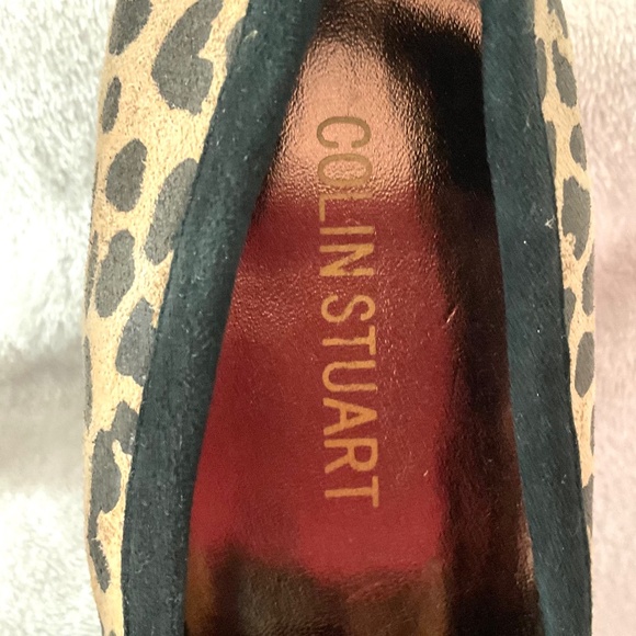 Colin Stuart~Women’s Platform‎ Leopard Print Leather Heels Size 7.5B - Picture 7 of 15